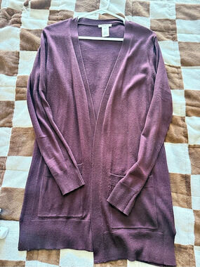 matty m Women's Open Front Cardigan